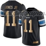 Maglia NFL Gold Legend Detroit Lions Jones Jr Nero